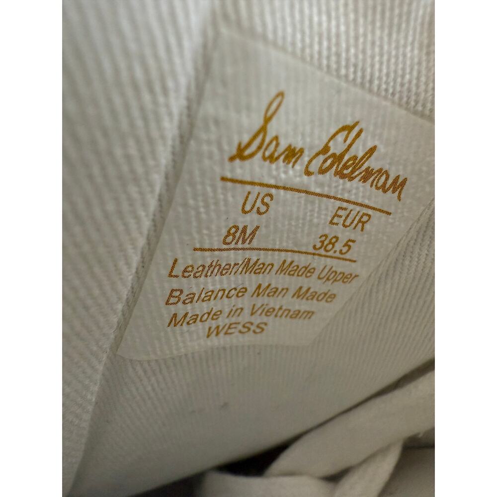 Sam Edelman Womens Wess Platform White Sneakers Sz 8 EUC - Picture 7 of 9